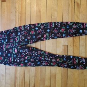 No Boundaries Juniors Christmas Leggings Size Medium